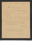 Nachlass Franz Steindachner, Brief von Franz Sikora an das k.k. naturhistorische Hofmuseum (14.12.1896), Inv.Nr. 482.12, Seite 1